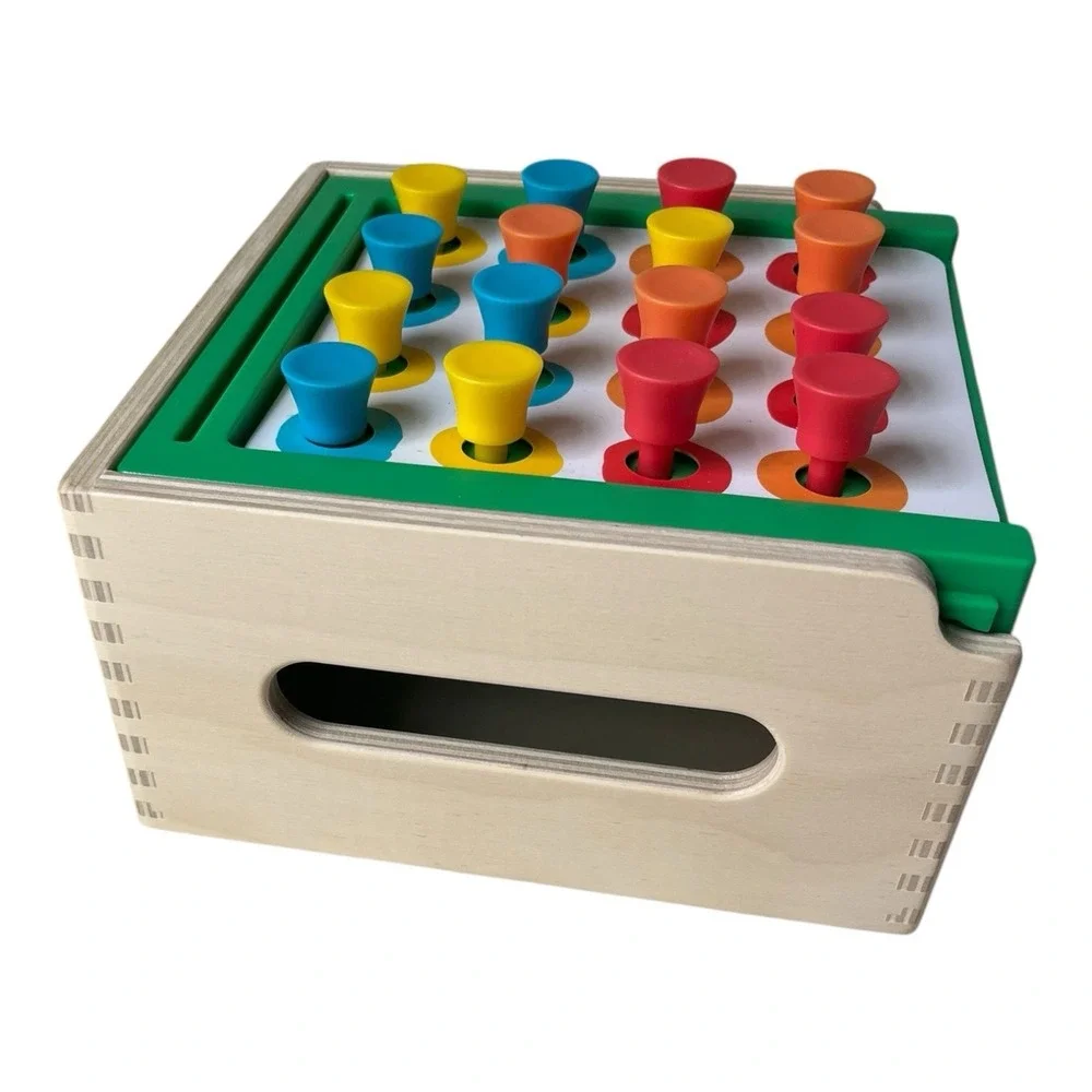 Lovevery Match & Tap Box Toy Investigator Play Kit Hammer Montessori Toddler